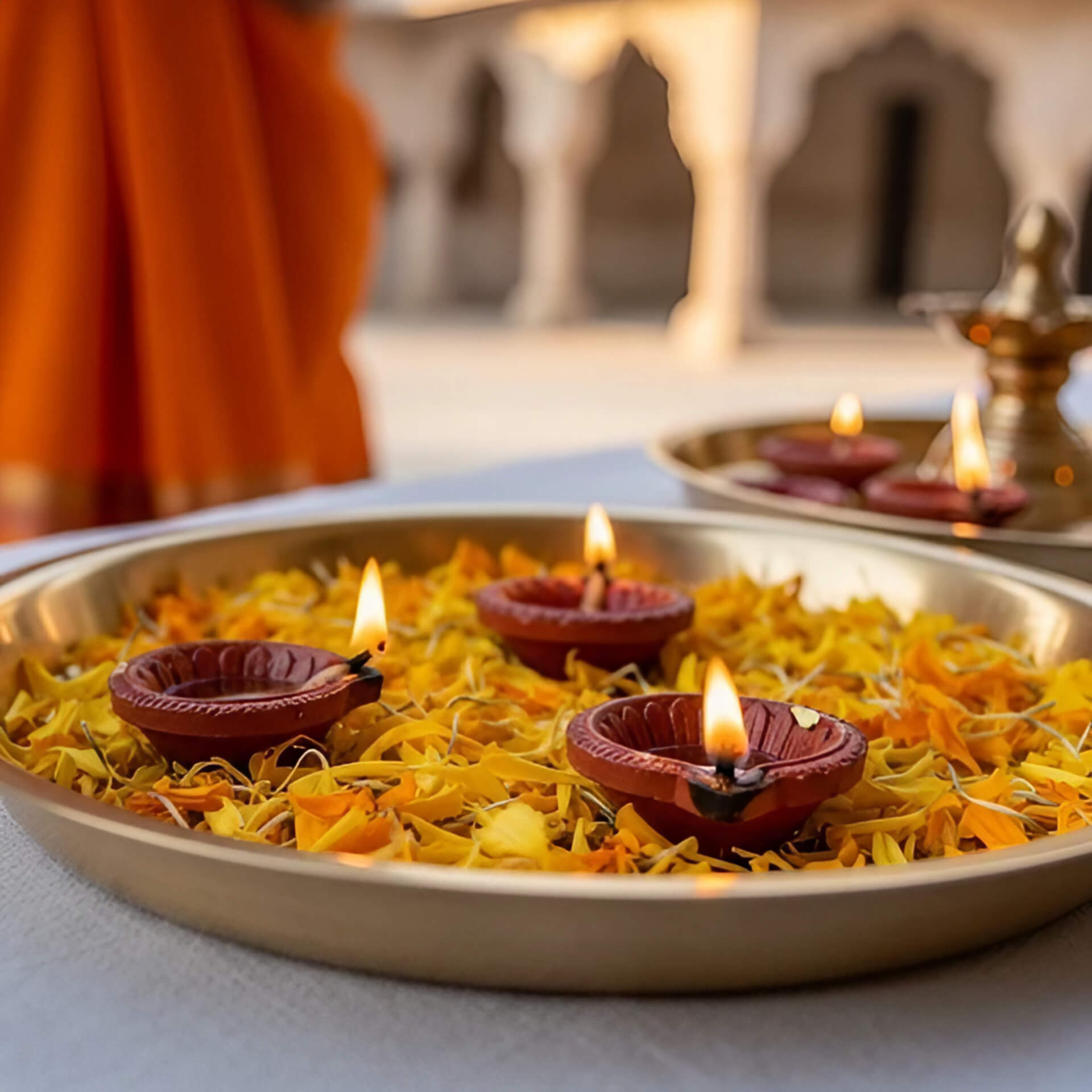 A sacred Havan fire ceremony